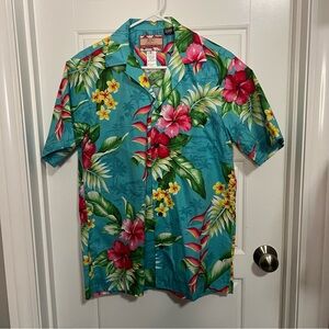 Vibrant Floral Men's Casual Shirt